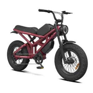 Orangefarbenes Elektrofahrrad Deutschland zu verkaufen